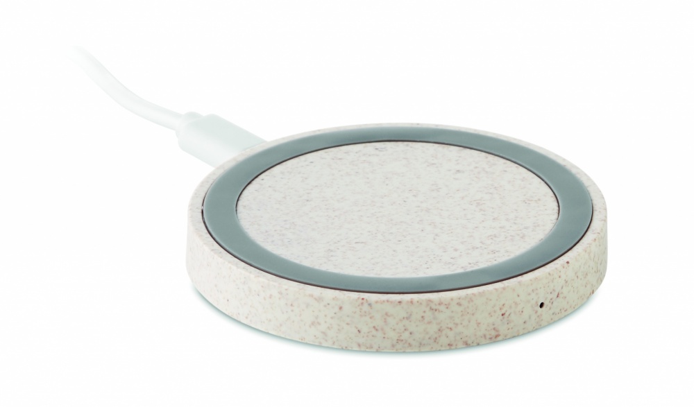 Logotrade promotional product picture of: Wheat straw/ABS charger 5W